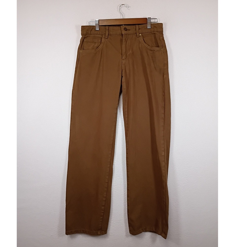 Earthcore Cotton On Womens 4 Brown Low Rise Straight Leg Denim Jeans 154-4652